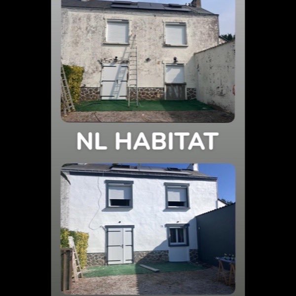 Avant / après — ravalement d'une maison en pierre
